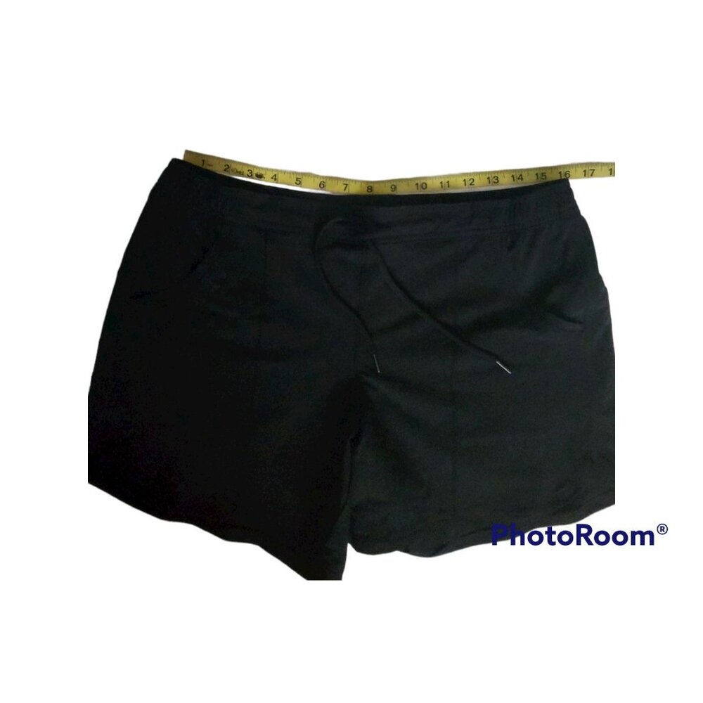 Lands' End Sport Athletic Workout Sports Running Shorts, Black Women's Size12 - Picture 8 of 10